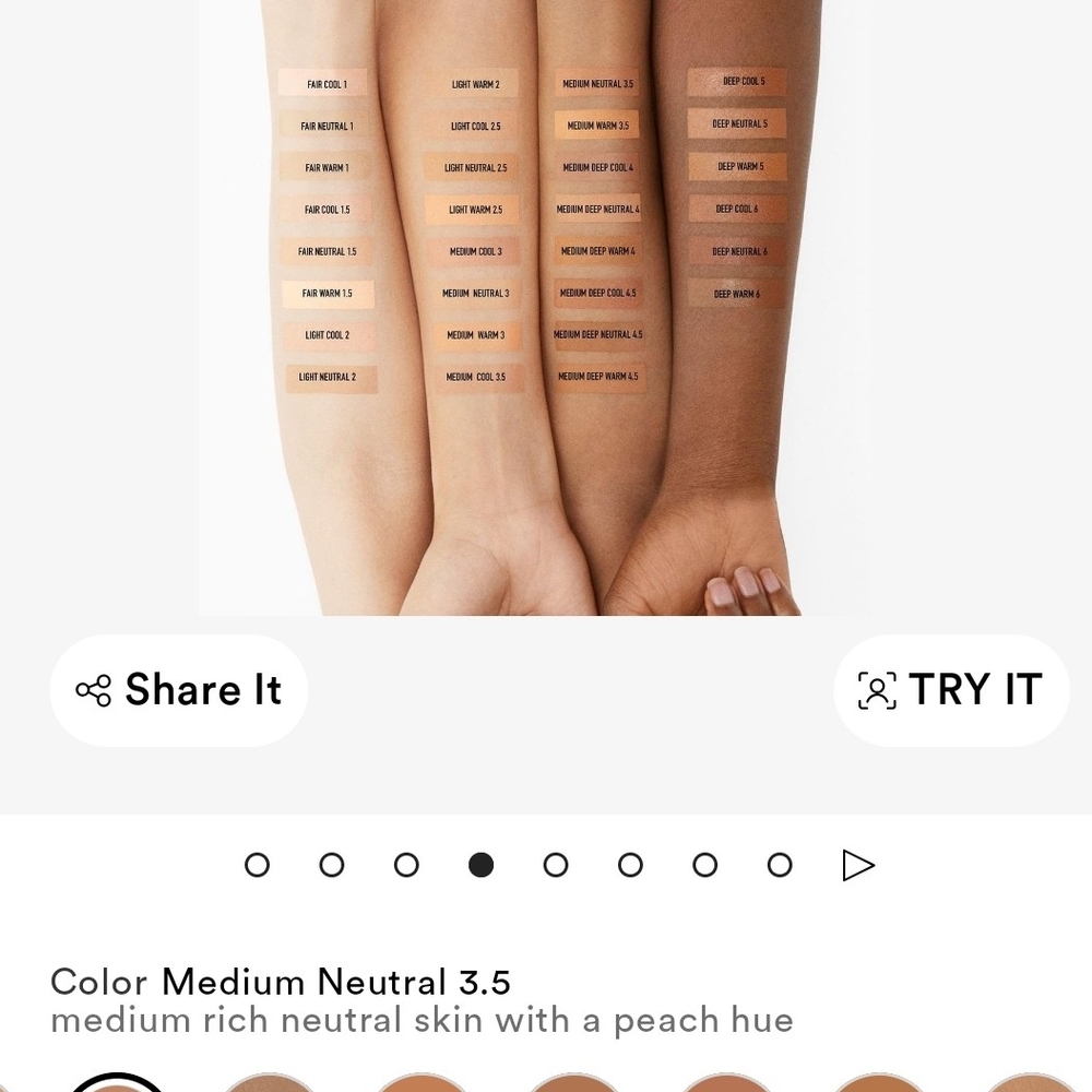 bareMinerals Original Pure Serum Foundation - Medium Neutral - USED-EXPIRED 5/25 - Picture 3 of 10